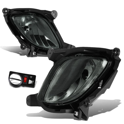 2010-2012 Hyundai Genesis Coupe Fog Lights w/Switch - Smoke