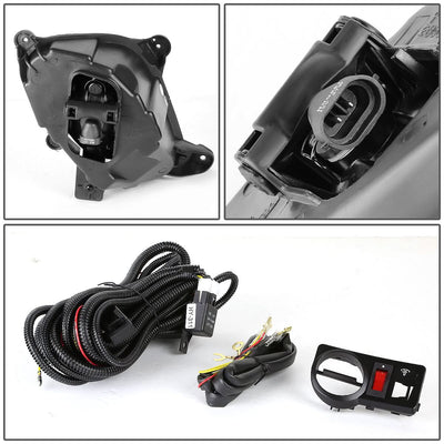 2010-2012 Hyundai Genesis Coupe Fog Lights w/Switch - Smoke