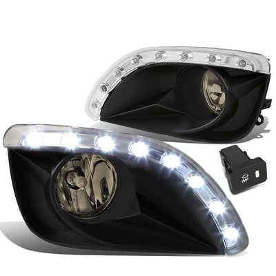 2010-2011 Toyota Camry LED DRL Fog Lights with Switch - Smoke