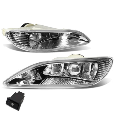 02-08 Toyota Camry Solara Corolla Fog Lights w/ Switch Clear