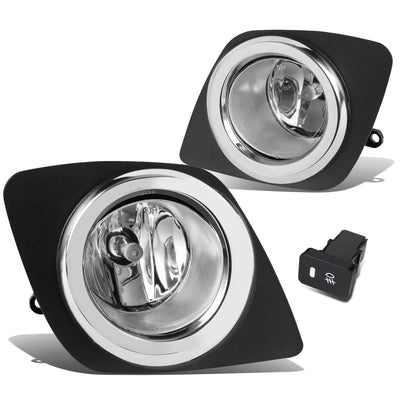 2009-2012 Toyota RAV4 Fog Lights w/ Switch & H11 Bulb - Clear
