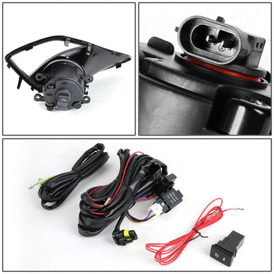 2013-2016 Scion FRS Fog Lights with Switch & Bezel - H11 Amber