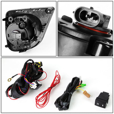 2013-2015 Honda Accord Coupe Fog Lights with Switch & Bezel