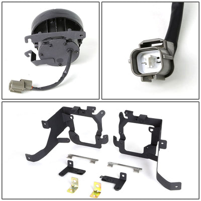 03-05 Honda Pilot Smoke Fog Lights with Bezel H11 Bulb
