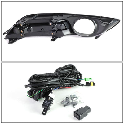 2013-2016 Nissan Sentra Fog Lights with Switch & Bezel - 58 Bulb