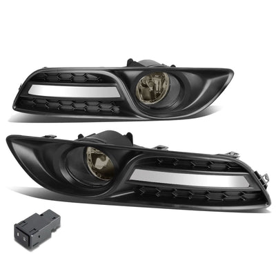 2013-2016 Nissan Sentra 4-Door Fog Lights with Switch & Bezel - Smoke
