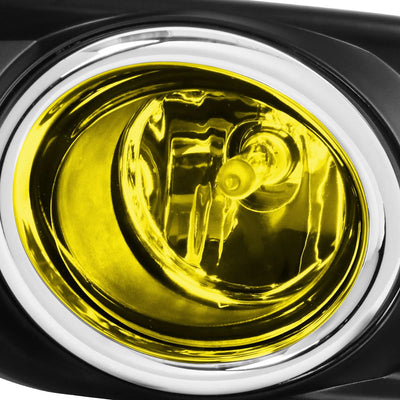 2014-2016 Nissan Rogue Fog Lights with Switch & Bezel H11 Amber