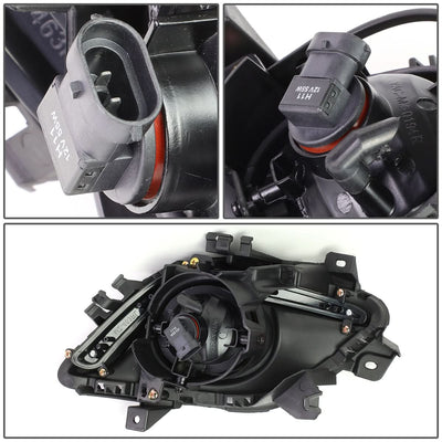 2014-2016 Mazda 6 Fog Lights with Switch - Black Bezel Smoke