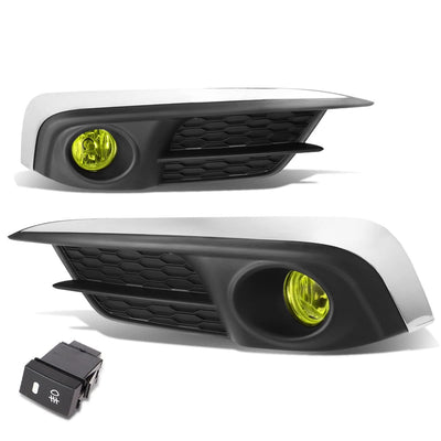 2016 Honda Civic Fog Lights with Switch and Bezel - H8 Amber