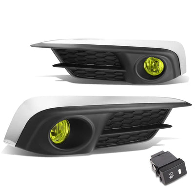 2016 Honda Civic Fog Lights with Switch and Bezel - H8 Amber
