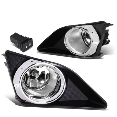 2009-2010 Toyota Corolla Fog Lights with Switch & Bezel H11 Chrome