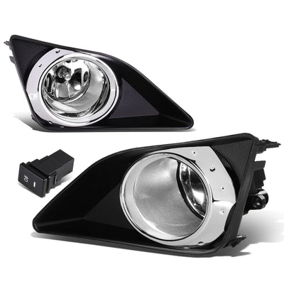 2009-2010 Toyota Corolla Fog Lights with Switch & Bezel H11 Chrome
