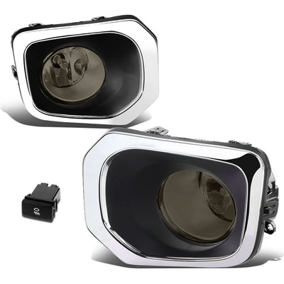 2016-2017 Toyota Tacoma Fog Lights with Switch & Bezel - Smoke
