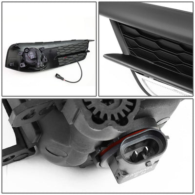 2016-2017 Honda Civic LED DRL Fog Lights w/ Switch & Amber H8 Bulb