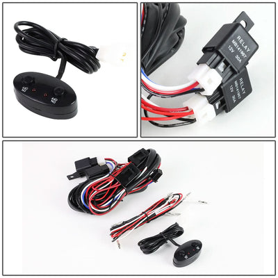 Universal Roof Top Running Fog Lights with Switch H3 Amber