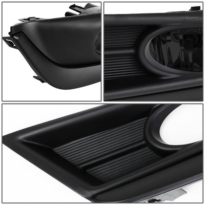 2017-2018 Honda CR-V Fog Lights with Black Trim Bezel - Smoke