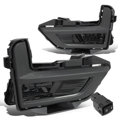 2017-2018 Nissan Rogue Smoke Fog Lights with Black Bezel