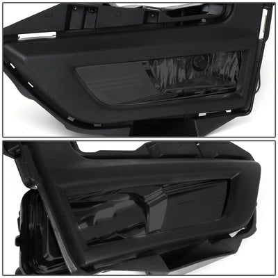 2017-2018 Nissan Rogue Smoke Fog Lights with Black Bezel