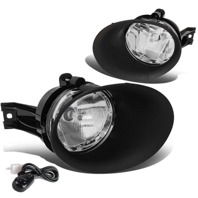 02-09 Dodge Ram Fog Lights w/ Switch & Bezel - Chrome/Clear