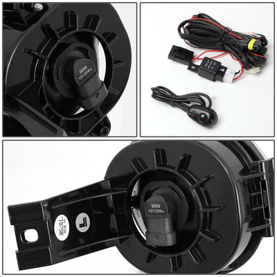 02-09 Dodge Ram Fog Lights w/ Switch & Bezel - Chrome/Clear
