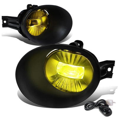 02-09 Dodge Ram Fog Lights with Switch & Bezel - Amber Steel Bumper