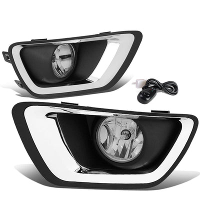 2015-2019 Chevrolet Colorado Fog Lights with Switch Chrome Bezel