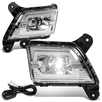 2019-2020 Chevrolet Silverado 1500 LED Fog Lights with Switch Chrome