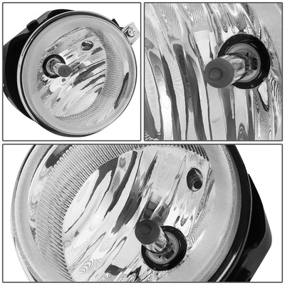 05-10 Dodge Multi-Model Chrome Clear Fog Lights