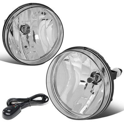 07-14 GMC Sierra Fog Lights with Switch - Chrome/Clear