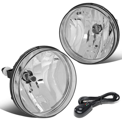 07-14 GMC Sierra Fog Lights with Switch - Chrome/Clear