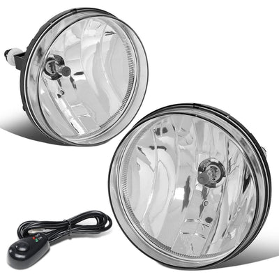 07-14 GMC Sierra Fog Lights with Switch - Chrome/Clear