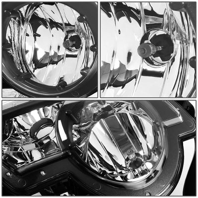 02-06 Chevrolet Avalanche Chrome Clear Fog Lights Body Cladding
