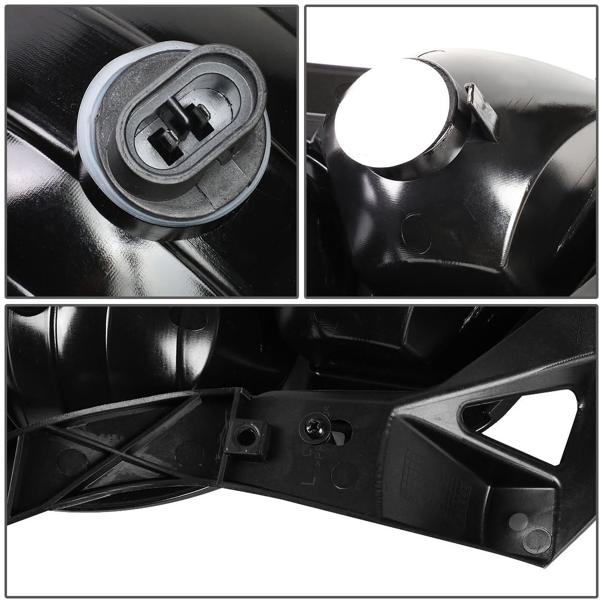 02-06 Chevrolet Avalanche Chrome Clear Fog Lights Body Cladding