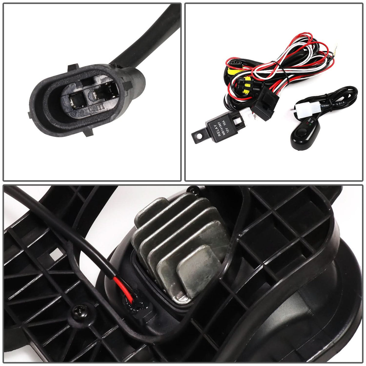 08-10 Ford F-250 F-350 F-450 F-550 Super Duty Projector LED Fog Lights