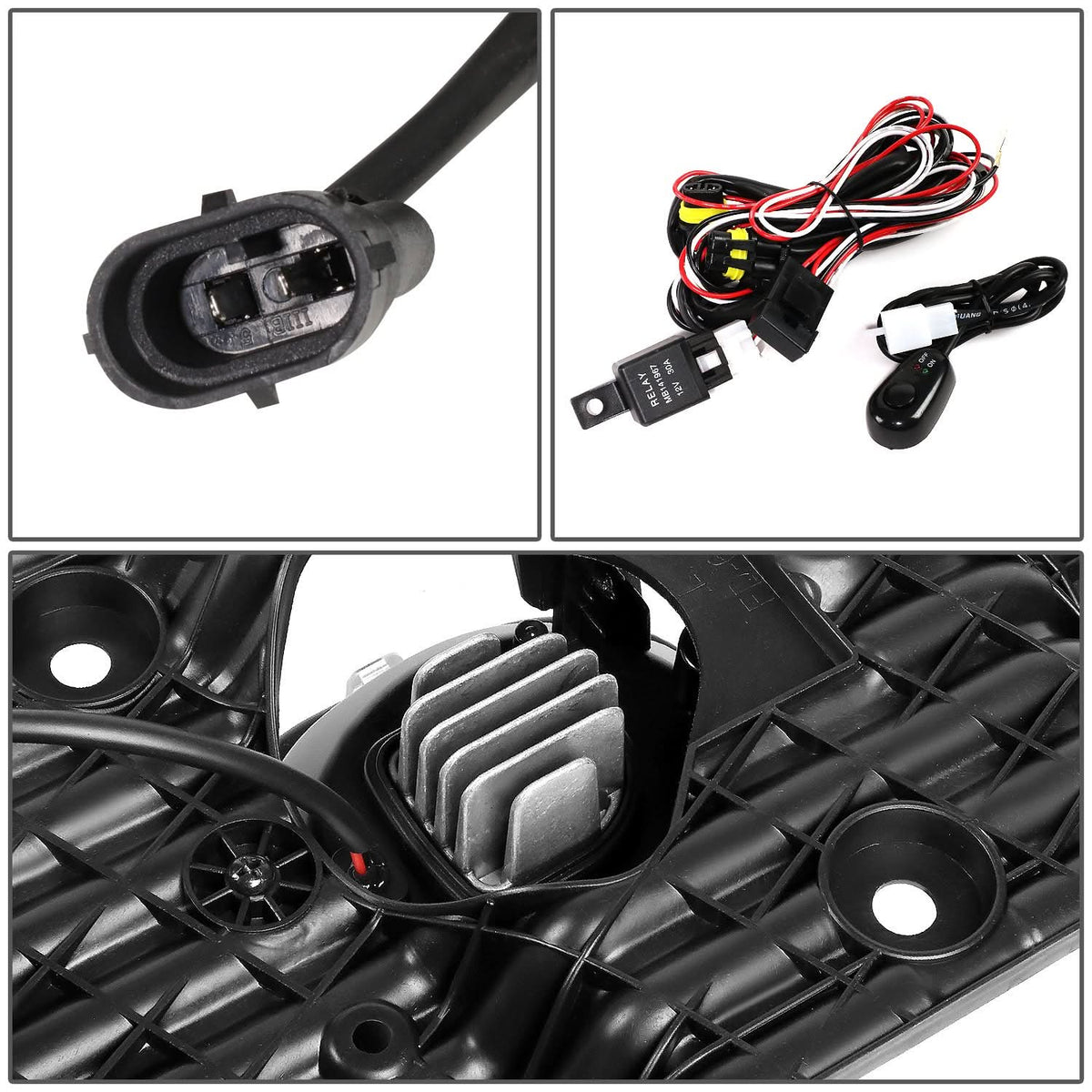 2011-2016 Ford F-250 F-350 F-450 F-550 Super Duty Projector LED Fog Lights