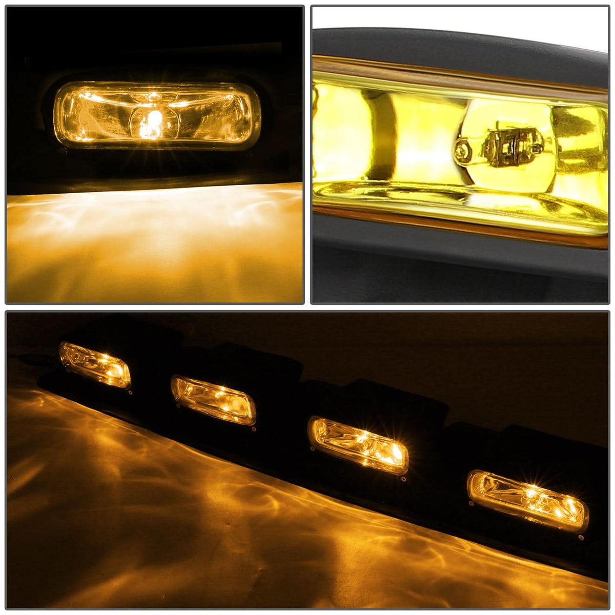 Universal 38" Roof Mounted Fog Lights with H3 Bulbs & Wiring