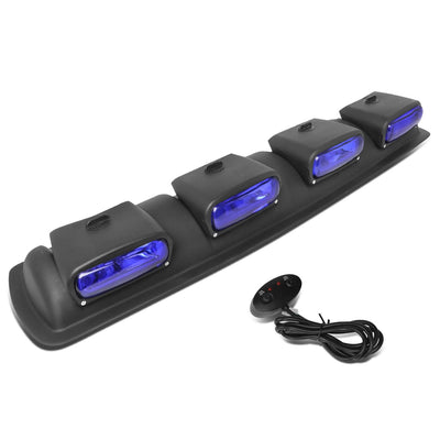 Universal Roof Mounted Fog Lights 38" Blue H3 Bulb with Switch