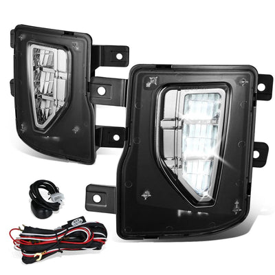 2016-2019 Chevrolet Silverado 1500 Full LED Clear Fog Lights