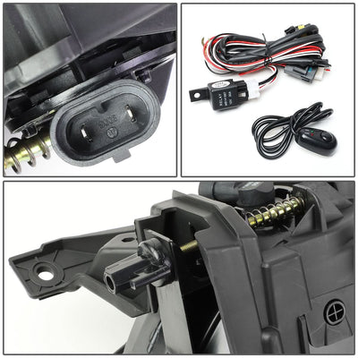 2013-2018 Ram 1500 Fog Lights with Switch - Chrome/Clear
