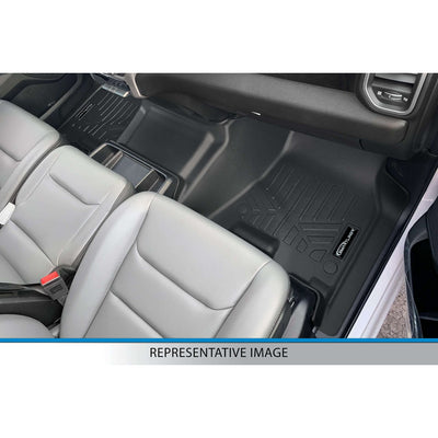 SMARTLINER Custom Fit Floor Liners For 2015-2026 Ford F-150 Regular Cab, No 4x4 Shifter, Carpet Flooring with 1st Row Bench Seat with Over The Hump Coverage