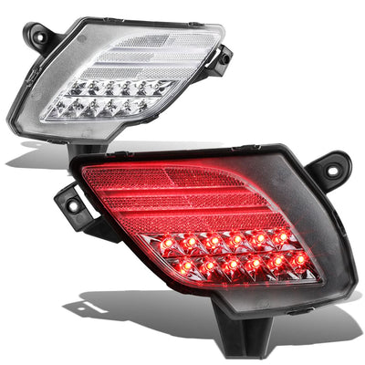 2013-2016 Mazda CX-5 LED Rear Brake Light Fog Lights - Chrome