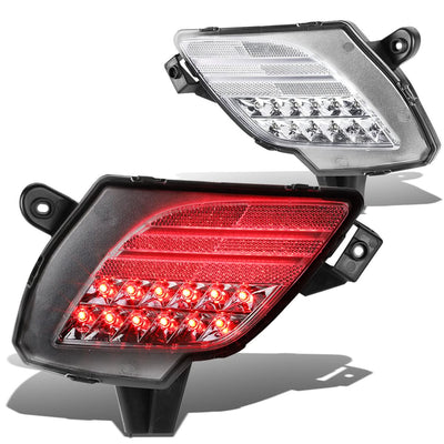 2013-2016 Mazda CX-5 LED Rear Brake Light Fog Lights - Chrome