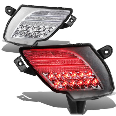 2013-2016 Mazda CX-5 LED Rear Brake Light Fog Lights - Chrome