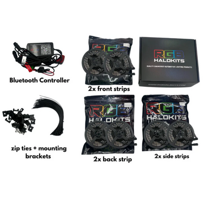 Flow Series LED Underglow Lighting Kit 3.0 | Custom 6pc | Flexible