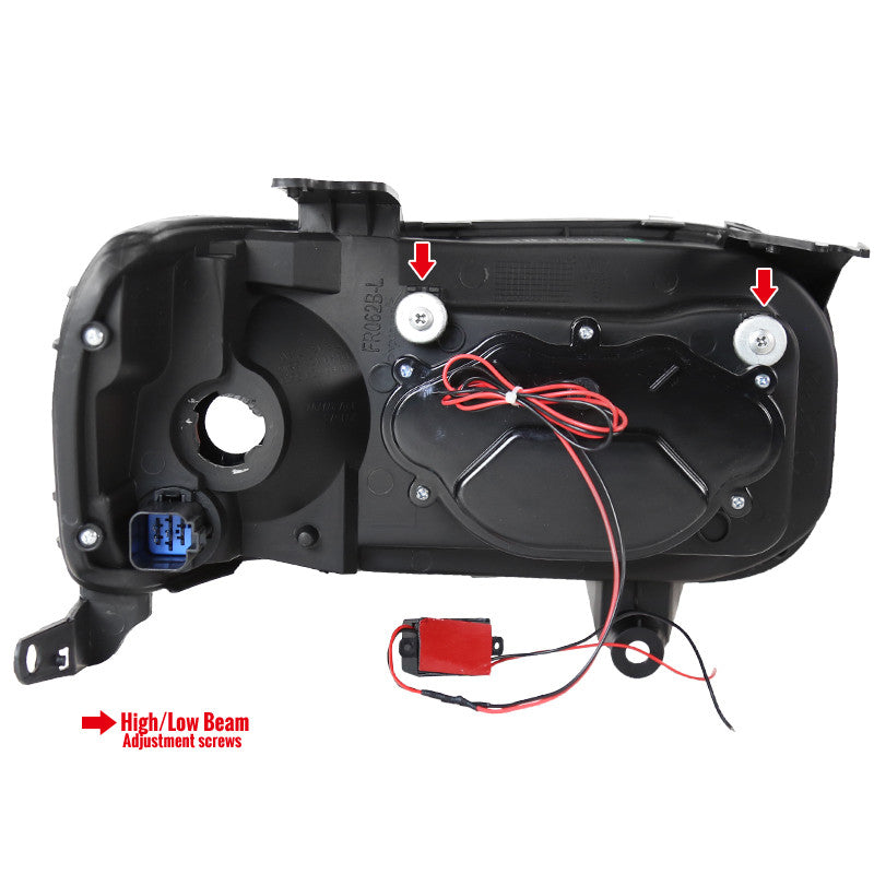 Spec-D 05-07 Ford Escape Dual Halo Projector Headlights Smoked