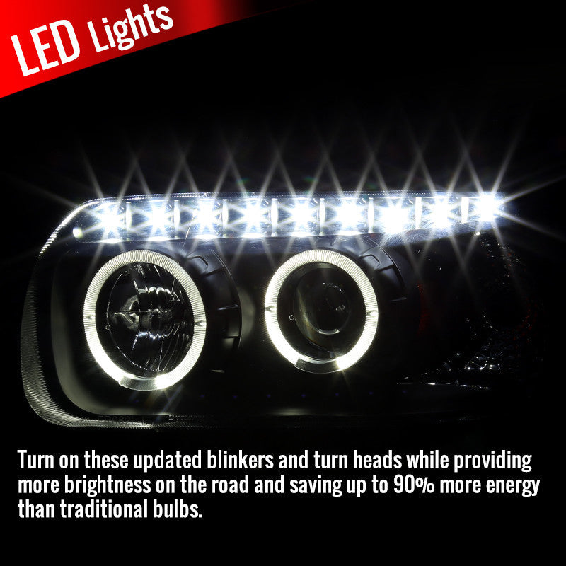 Spec-D 05-07 Ford Escape Dual Halo Projector Headlights Smoked