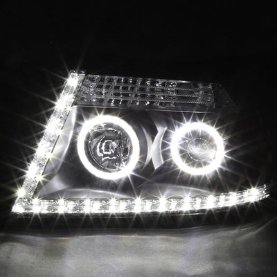 Spec-D 04-08 Ford F150 06-08 Lincoln Mark Projector Headlights Chrome