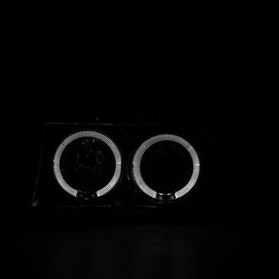 Spec-D 92-96 Ford F150 F250 Bronco Projector Headlights Chrome