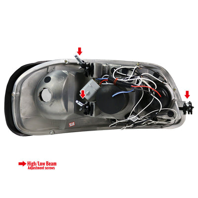 Spec-D 97-04 Ford Expedition F150 Projector Headlights Black