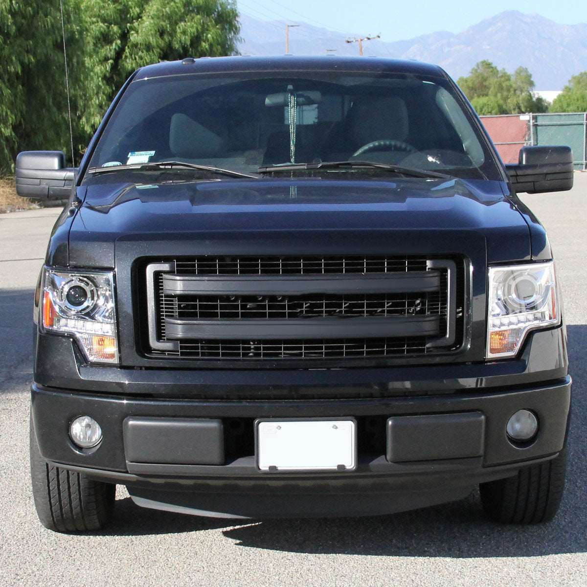 Spec-D 09-14 Ford F150 Projector Headlights Chrome